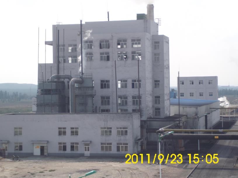 循環流化床粉煤氣化爐為寧夏華盈金屬鎂業提供燃氣